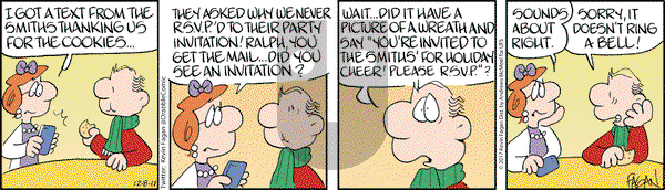 Drabble on Friday December 8, 2017 Comic Strip