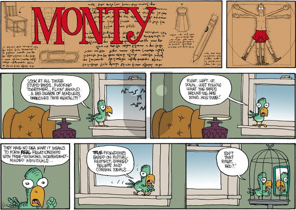 Monty on Sunday January 24, 2016 Comic Strip