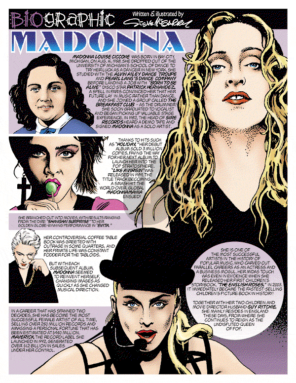 Biographic on Sunday October 30, 2005 Comic Strip