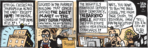La Cucaracha on Monday October 17, 2005 Comic Strip