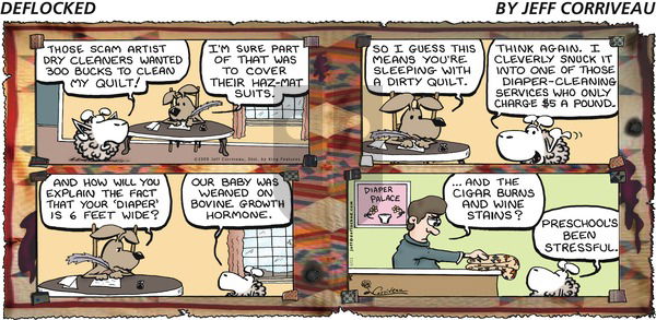 DeFlocked on Sunday January 11, 2009 Comic Strip