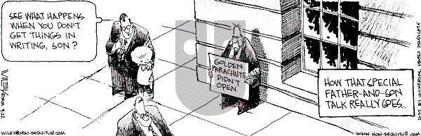 Non Sequitur on Friday September 22, 2000 Comic Strip