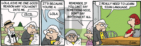 Lola on Wednesday July 31, 2013 Comic Strip