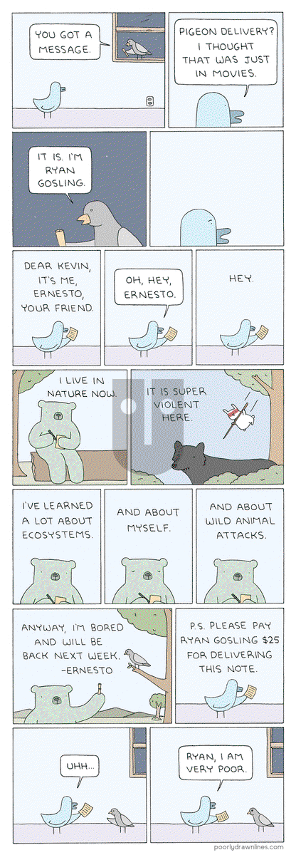 Poorly Drawn Lines on Friday May 11, 2018 Comic Strip