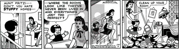 Nancy on Wednesday January 12, 1949 Comic Strip