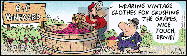 Frank and Ernest on Monday September 18, 2017 Comic Strip