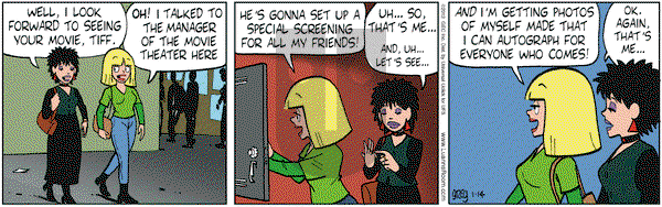 Luann on Saturday January 14, 2012 Comic Strip