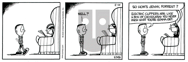 Grand Avenue on Thursday February 10, 2005 Comic Strip