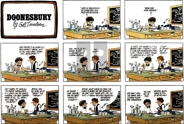 Doonesbury on Sunday March 1, 1981 Comic Strip