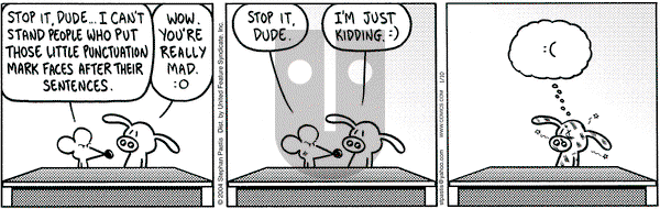 Pearls Before Swine on Saturday January 10, 2004 Comic Strip