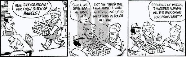 Betty on Wednesday July 31, 1996 Comic Strip