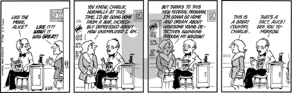 Doonesbury on Friday April 25, 1975 Comic Strip