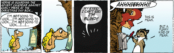 Over the Hedge on Friday December 9, 2016 Comic Strip