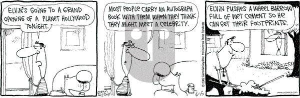 The Duplex on Saturday June 15, 2002 Comic Strip