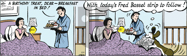 Fred Basset on Friday May 24, 2019 Comic Strip
