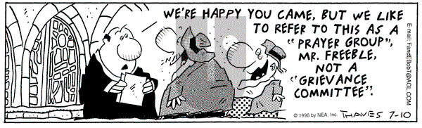 Frank and Ernest on Wednesday July 10, 1996 Comic Strip