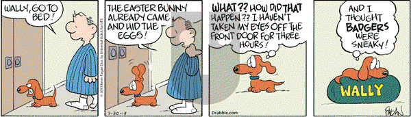 Drabble on Saturday March 30, 2013 Comic Strip