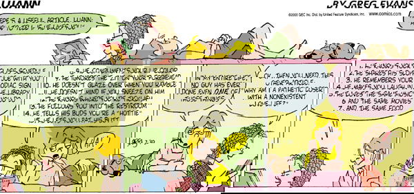 Luann on Sunday July 30, 2000 Comic Strip