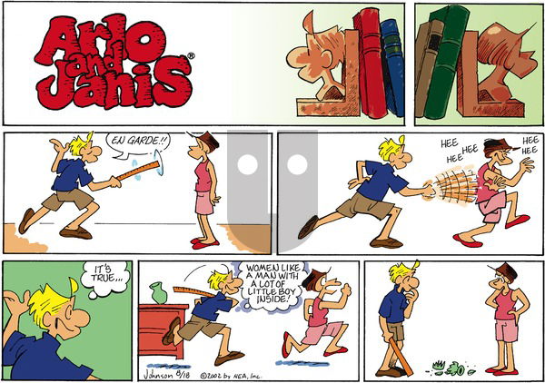 Arlo and Janis on Sunday August 18, 2002 Comic Strip