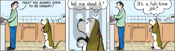 Fred Basset - Saturday February 19, 2011 Comic Strip