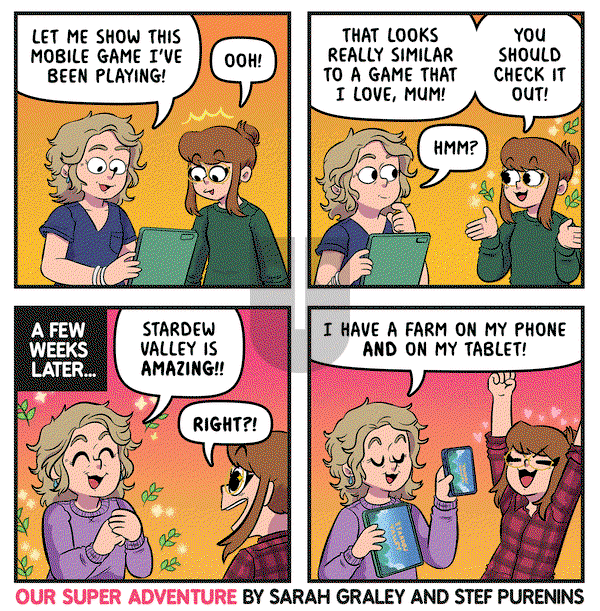 Our Super Adventure on Monday January 13, 2025 Comic Strip
