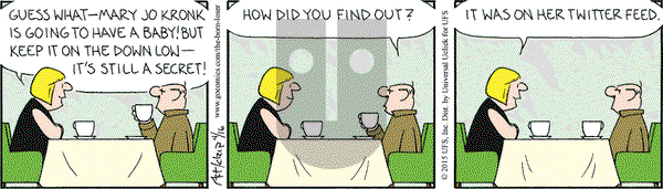 The Born Loser on Thursday April 16, 2015 Comic Strip