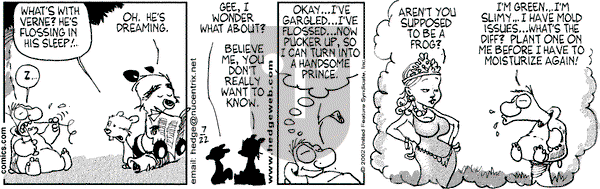Over the Hedge on Monday July 22, 2002 Comic Strip