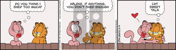 Garfield on Wednesday February 14, 2018 Comic Strip