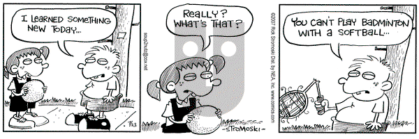 Soup to Nutz - Old on Monday July 23, 2007 Comic Strip