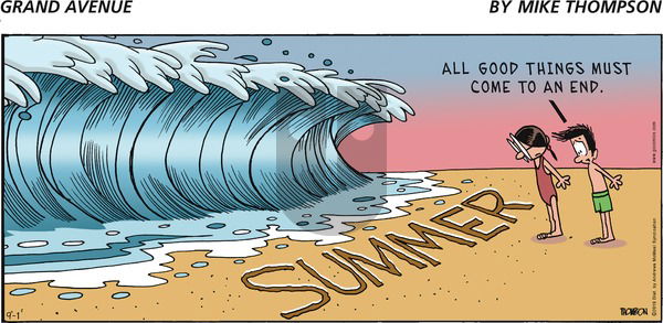 Grand Avenue on Sunday September 1, 2019 Comic Strip