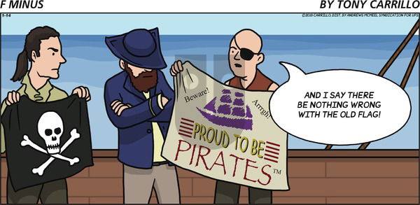 F Minus on Sunday January 14, 2018 Comic Strip