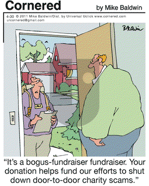 Cornered on Saturday April 30, 2011 Comic Strip
