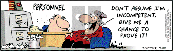 Frank and Ernest - Tuesday September 22, 2009 Comic Strip