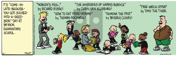 Frazz on Tuesday February 1, 2005 Comic Strip