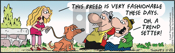 Frank and Ernest on Monday November 28, 2016 Comic Strip