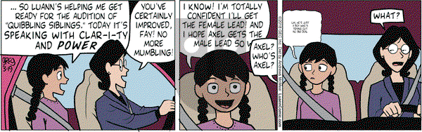 Luann on Monday March 19, 2018 Comic Strip