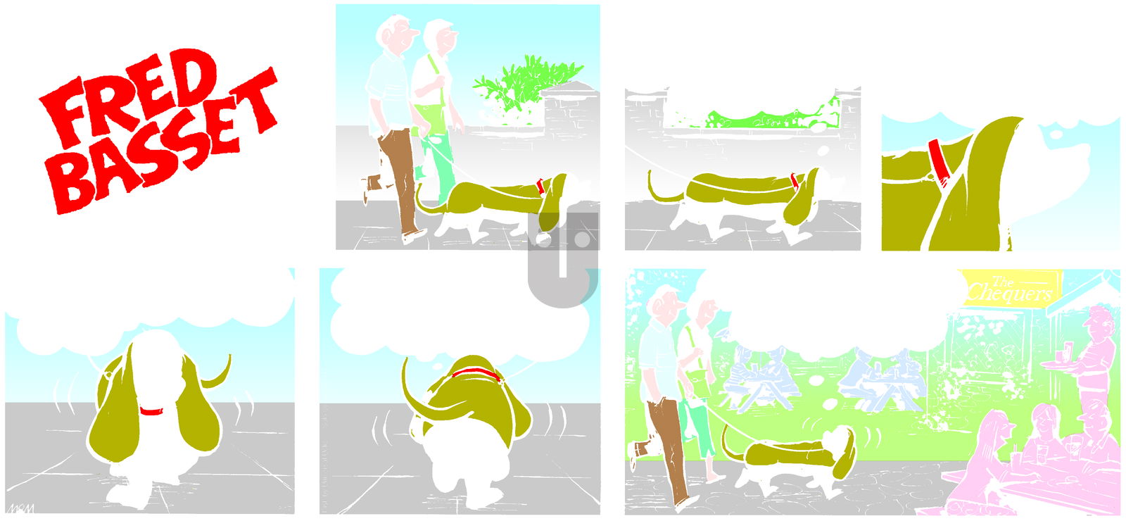 Fred Basset on Sunday August 17, 2014 Comic Strip