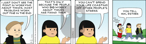 Nancy on Friday March 27, 2020 Comic Strip