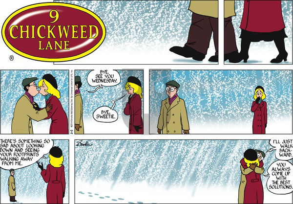 9 Chickweed Lane on Sunday February 2, 2014 Comic Strip