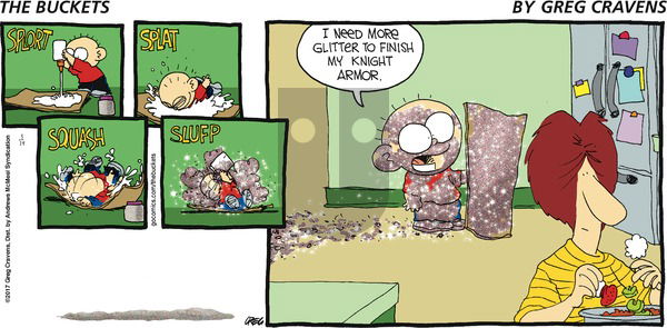 The Buckets on Sunday March 19, 2017 Comic Strip