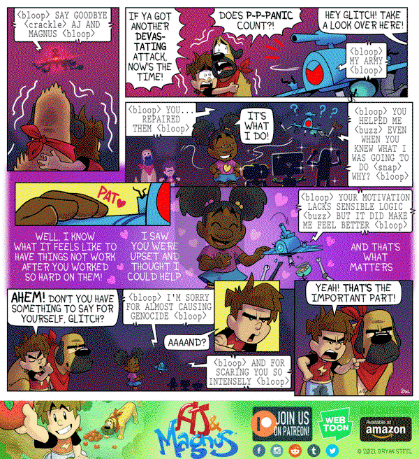 AJ and Magnus on Thursday October 14, 2021 Comic Strip
