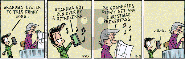 Grand Avenue on Friday December 21, 2018 Comic Strip