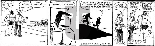 Alley Oop on Monday December 23, 1968 Comic Strip