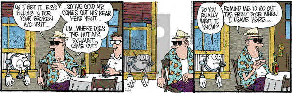 Monty on Tuesday June 16, 2015 Comic Strip