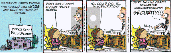 Prickly City on Thursday October 18, 2007 Comic Strip
