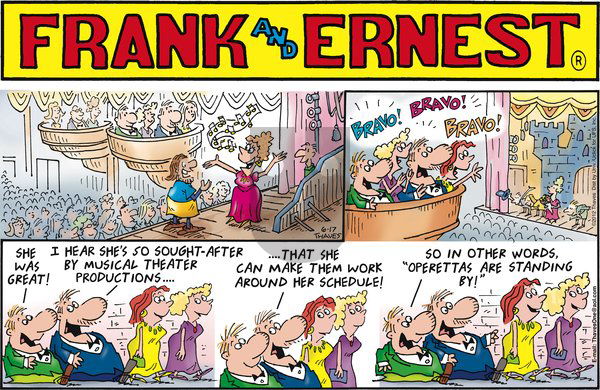 Frank and Ernest on Sunday June 17, 2012 Comic Strip