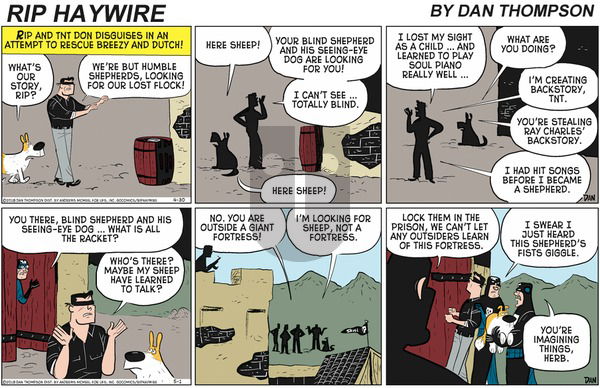 Rip Haywire on Sunday August 23, 2020 Comic Strip