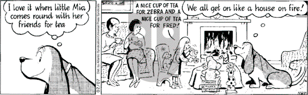 Fred Basset on Thursday February 7, 2008 Comic Strip