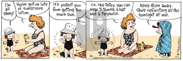 Cul de Sac on Tuesday August 14, 2012 Comic Strip