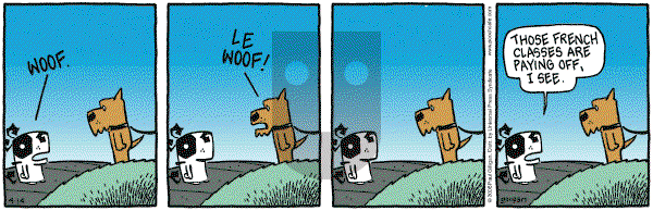 Pooch Cafe on Friday April 14, 2006 Comic Strip